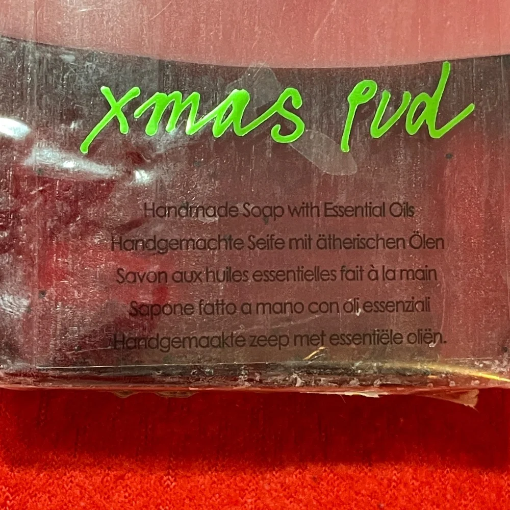 Xmas Pud Handmade Soap – NEW • Festive Holiday Scent